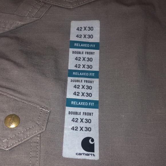 Carhartt Ripstop Flannel Lined Cargo Work Pant - Picture 7 of 11